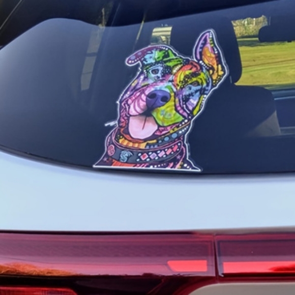 Pittie Decal - colorful w/o scraper - Picture 2 of 2